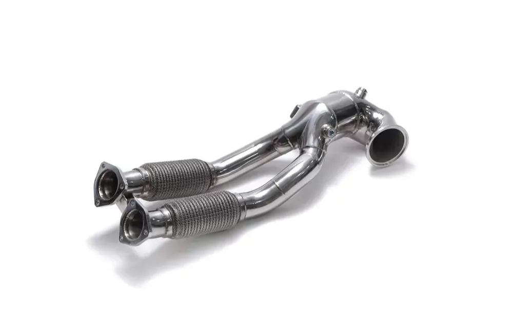 Stainless Steel Decatted downpipe Audi RS3