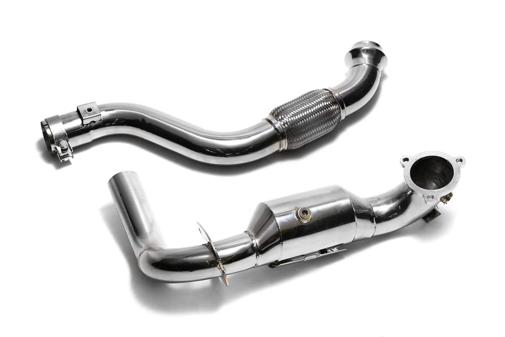 Stainless Steel Decatted downpipe Mercedes A-Class/CLA