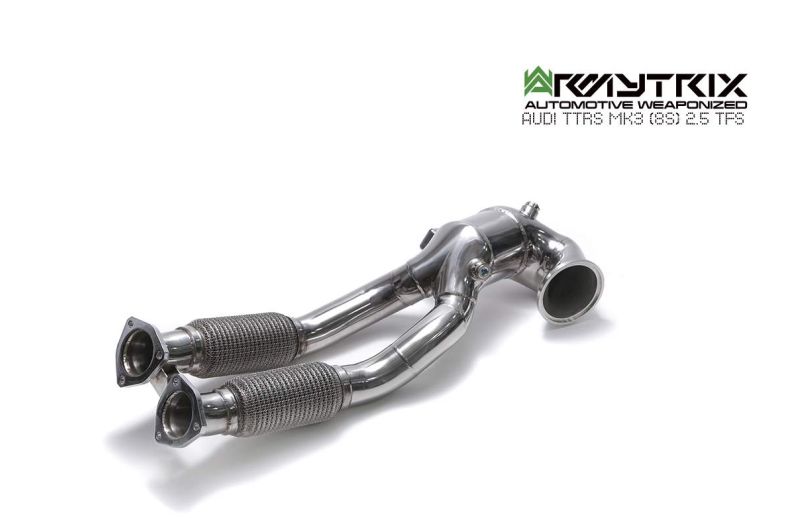 Stainless Steel Decatted downpipe Audi RS3/TT