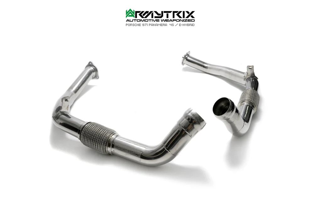 Stainless Steel Secondary decatted downpipe Porsche 971