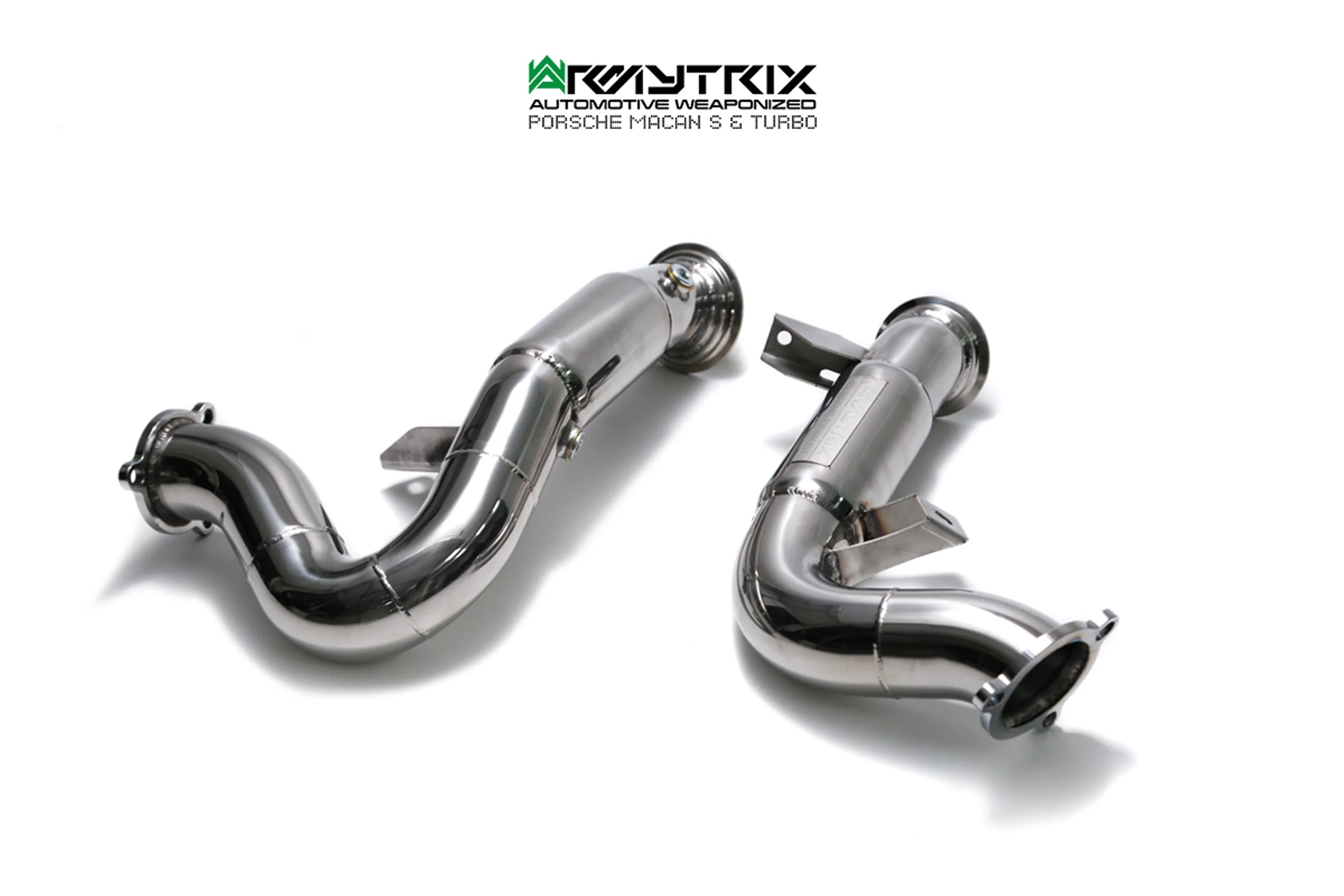 Stainless Steel Decatted downpipe Macan 95B