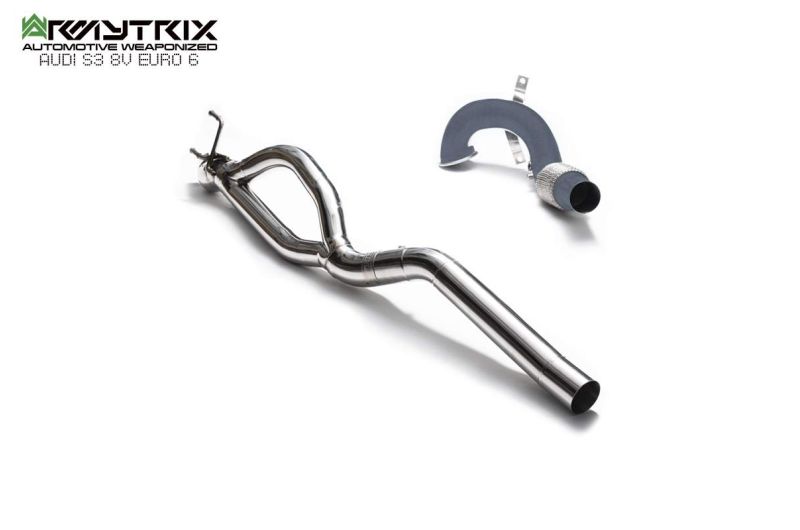 Stainless Steel Ceramic Coated decatted downpipe Audi S3