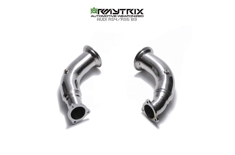 Stainless Steel Decatted downpipe Audi RS4